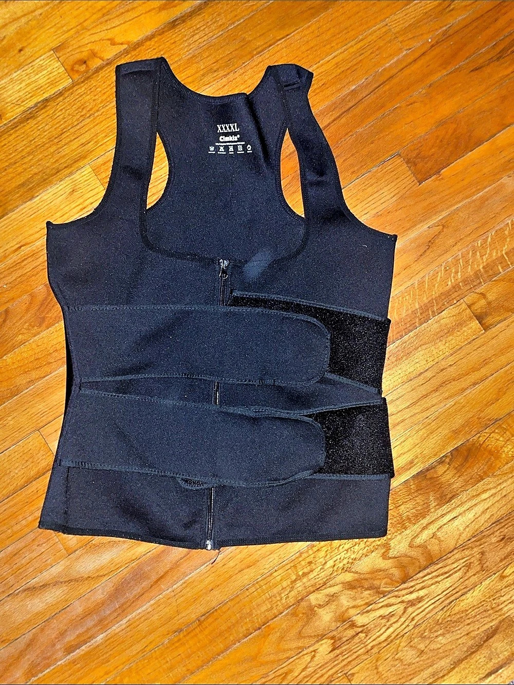 Yves Saint Laurent Black Waist-Cinching Vest